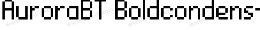 AuroraBT Boldcondens字体转换